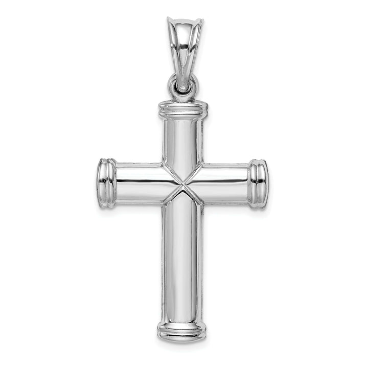 Lovely Rita's Pendants & Charms Silver Rhodium Reversible Latin Cross Pendant