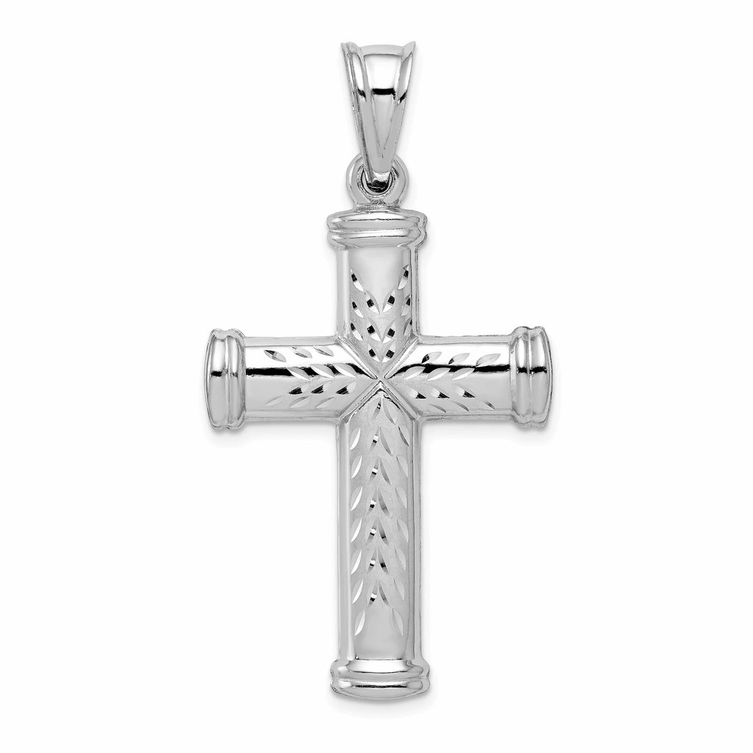 Lovely Rita's Pendants & Charms Silver Rhodium Reversible Latin Cross Pendant