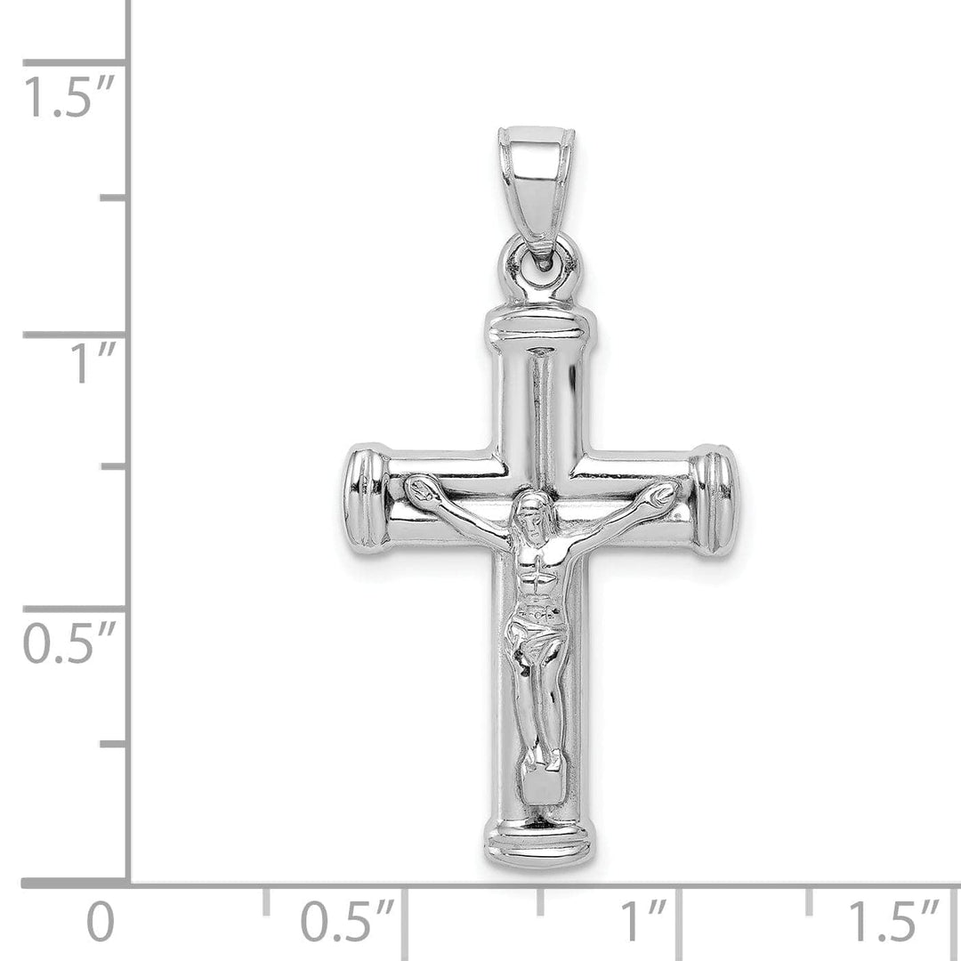 Lovely Rita's Pendants & Charms Silver Rhodium Reversible Latin Crucifix Pendant