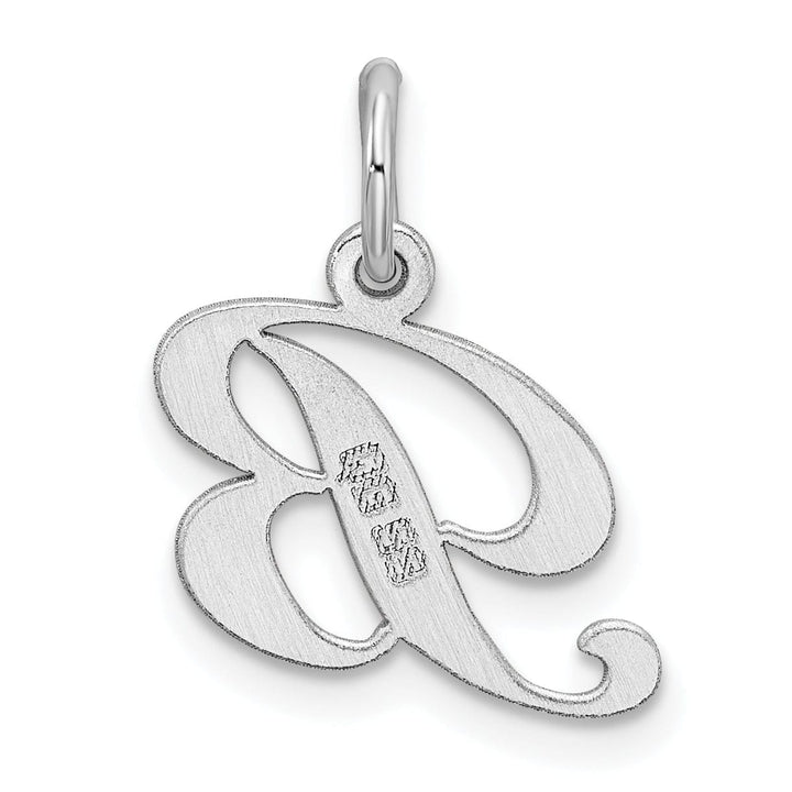 Lovely Rita's Pendants & Charms Silver Small Fancy Script Initial B Charm