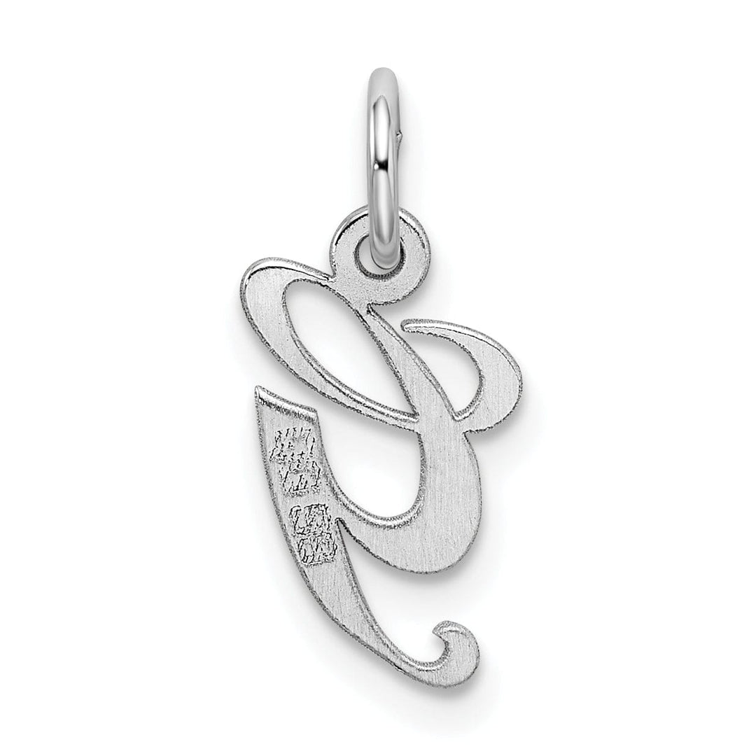 Lovely Rita's Pendants & Charms Silver Small Fancy Script Initial G Charm