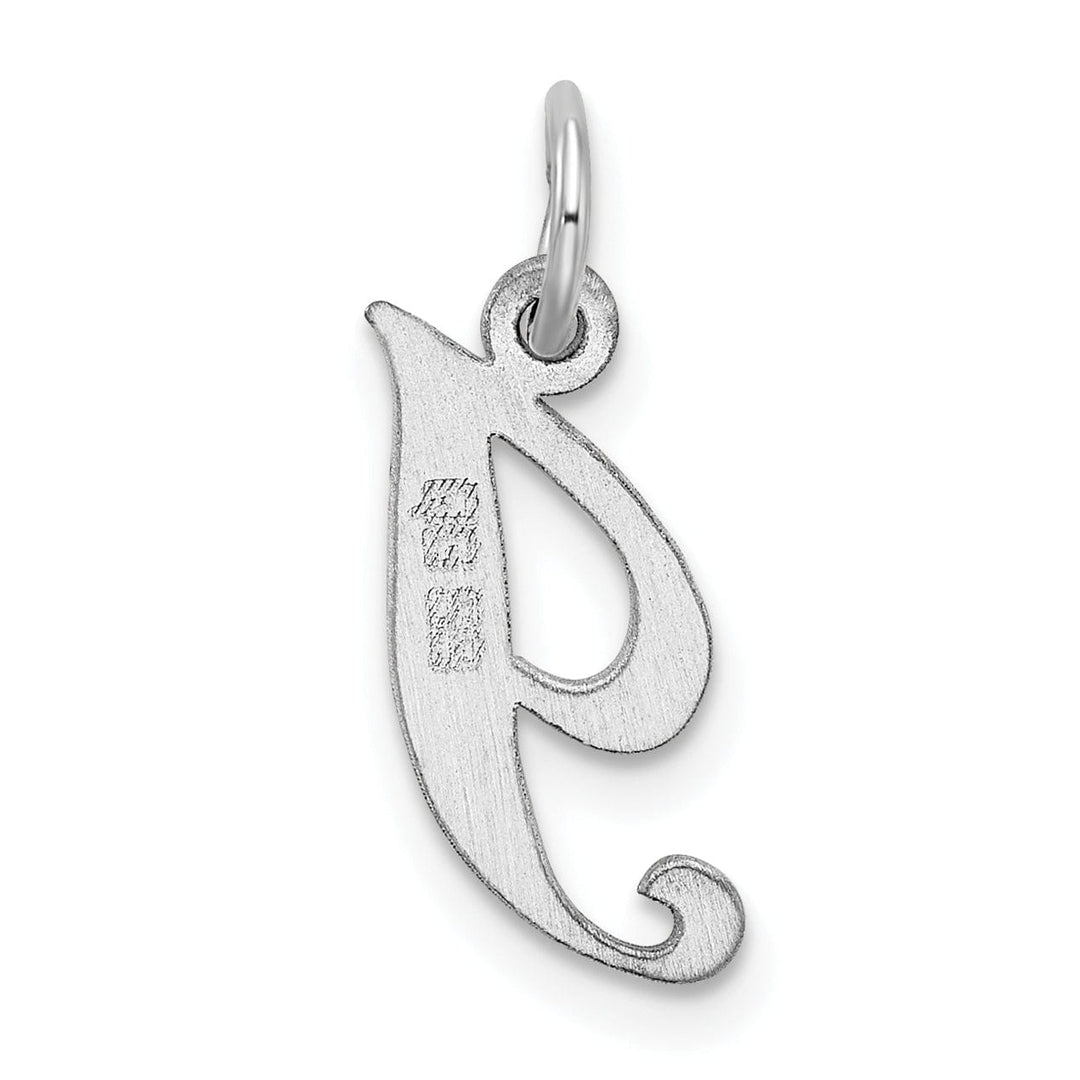 Lovely Rita's Pendants & Charms Silver Small Fancy Script Initial I Charm