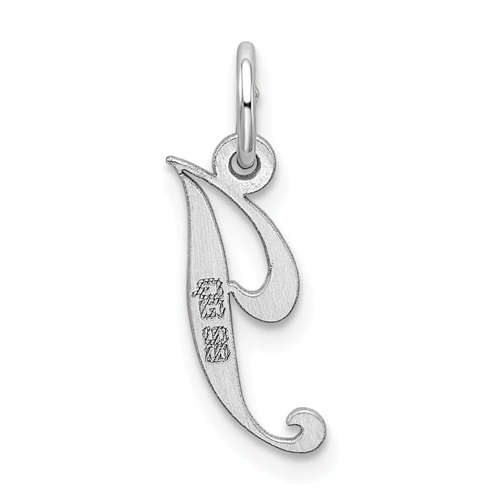 Lovely Rita's Pendants & Charms Silver Small Fancy Script Initial J Charm