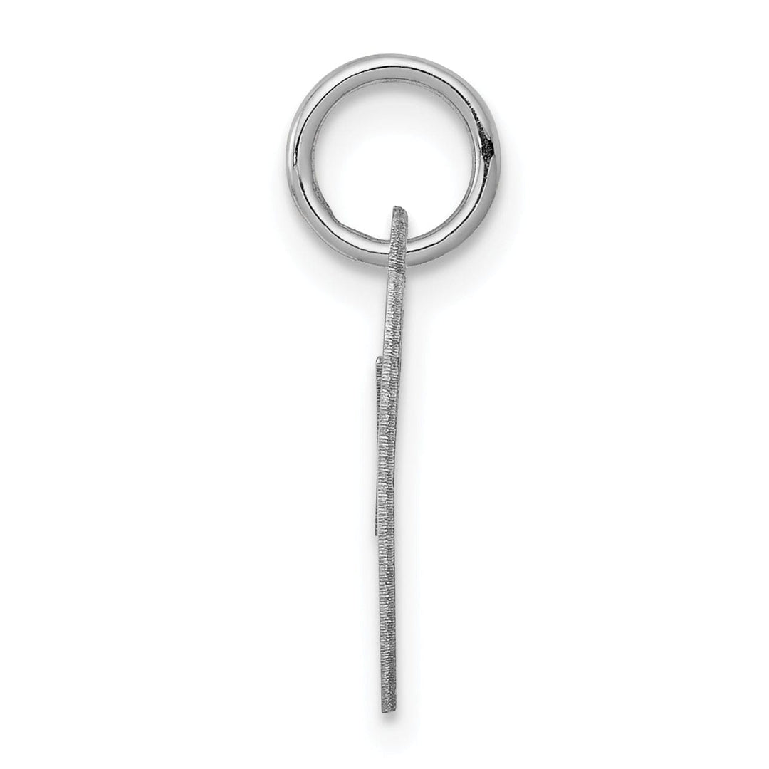 Lovely Rita's Pendants & Charms Silver Small Fancy Script Initial O Charm