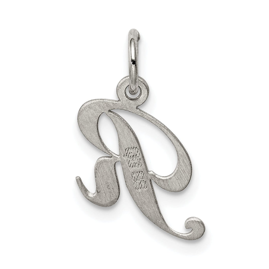 Lovely Rita's Pendants & Charms Silver Small Fancy Script Initial R Charm