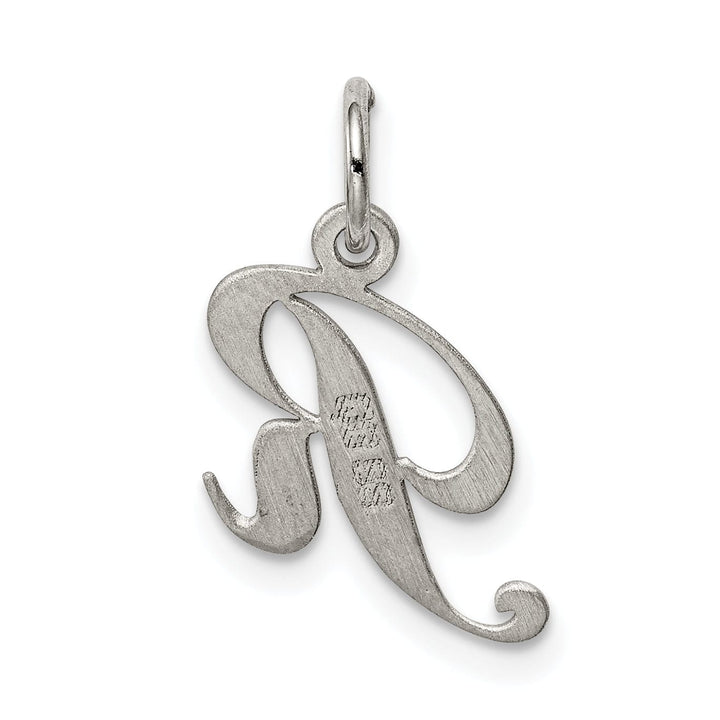 Lovely Rita's Pendants & Charms Silver Small Fancy Script Initial R Charm