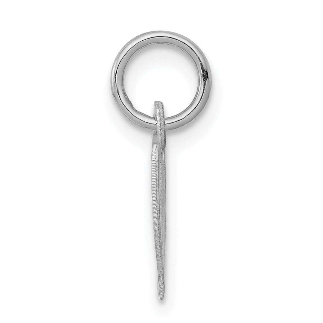 Lovely Rita's Pendants & Charms Silver Small Fancy Script Initial W Charm