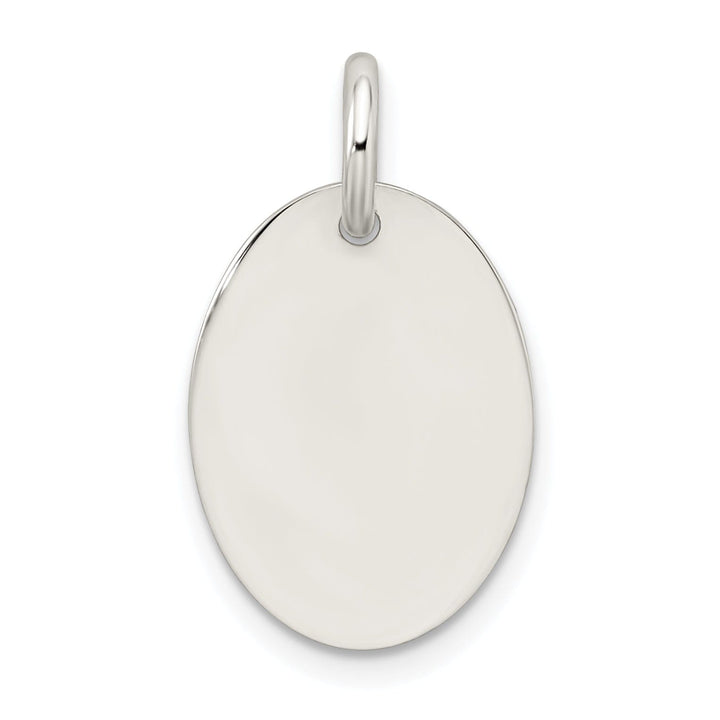 Lovely Rita's Pendants & Charms Silver Solid Polished Enamel Dream Oval Charm