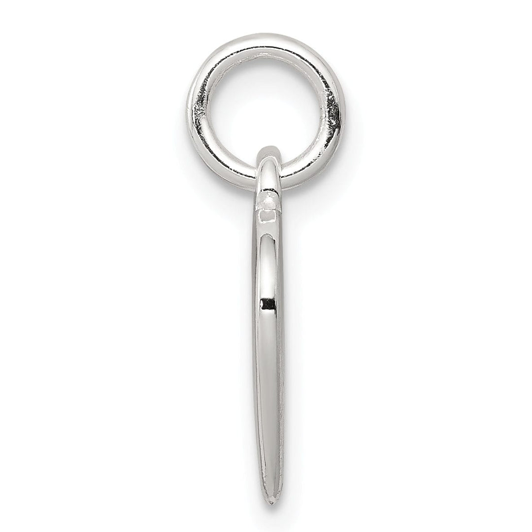 Lovely Rita's Pendants & Charms Silver Solid Polished Love Heart Charm Pendant