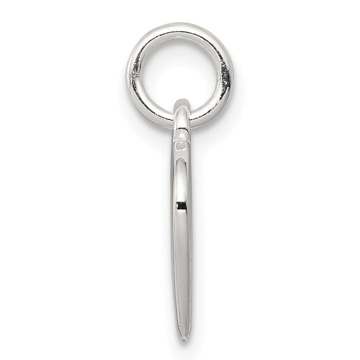 Lovely Rita's Pendants & Charms Silver Solid Polished Love Heart Charm Pendant