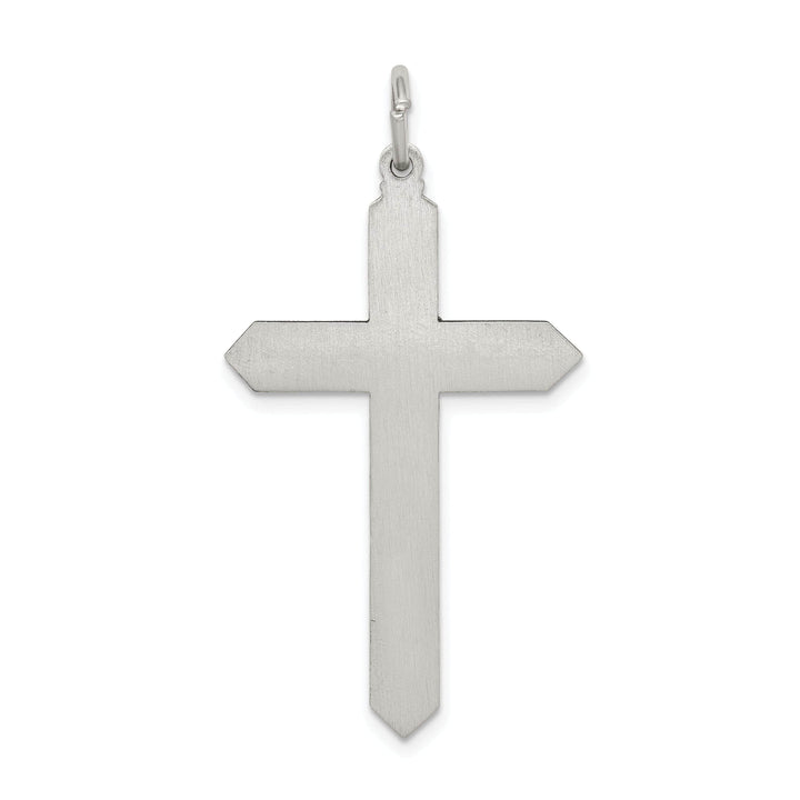 Lovely Rita's Pendants & Charms Silver Steptember Birthstone Cross Pendant