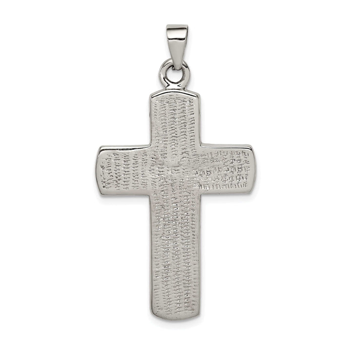 Lovely Rita's Pendants & Charms Silver Textured Mulit Color Shell Cross Pendant