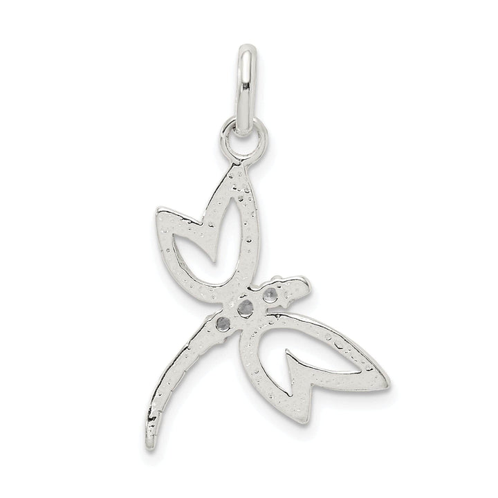 Lovely Rita's Pendants & Charms Silver With Cubic Zirconia Dragonfly Pendant