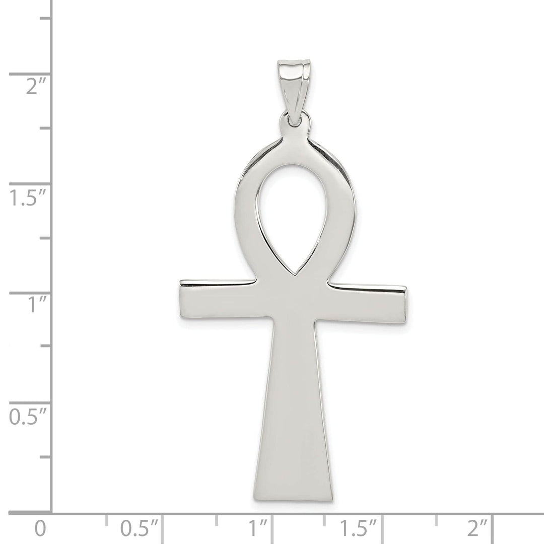 Lovely Rita's Pendants & Charms Soild Sterling Silver Ankh Cross Pendant
