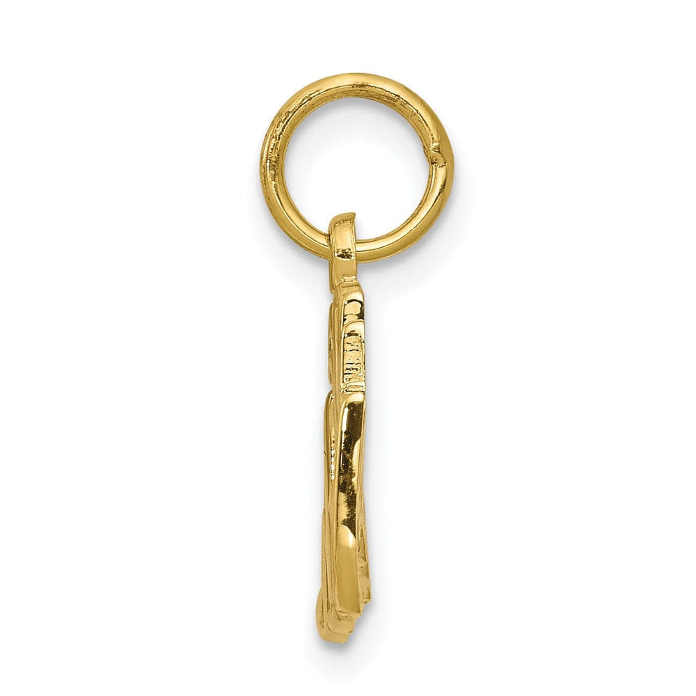 Lovely Rita's Pendants & Charms Solid 10k Yellow Gold 50Th Anniversary Pendant