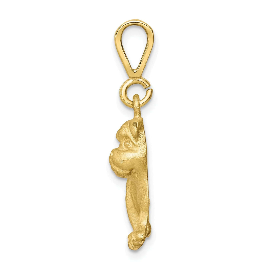Lovely Rita's Pendants & Charms Solid 10k Yellow Gold Bill Dog Charm Pendant