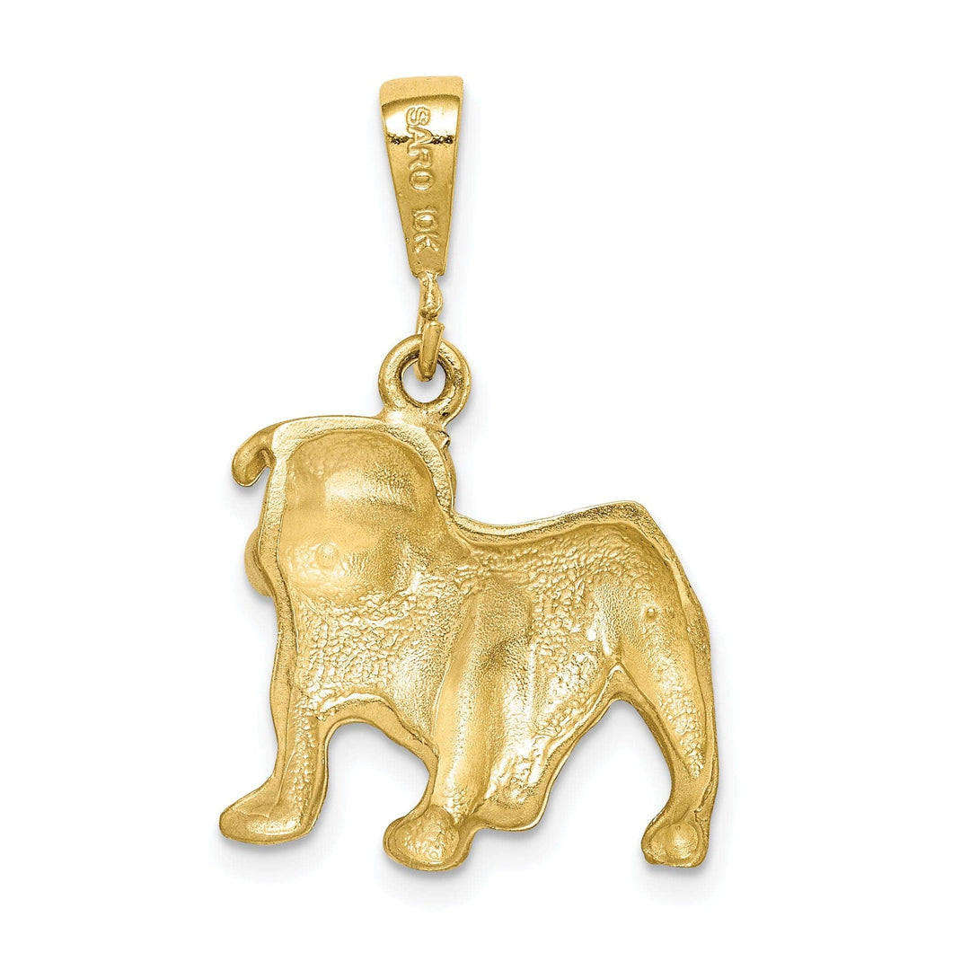 Lovely Rita's Pendants & Charms Solid 10k Yellow Gold Bill Dog Charm Pendant