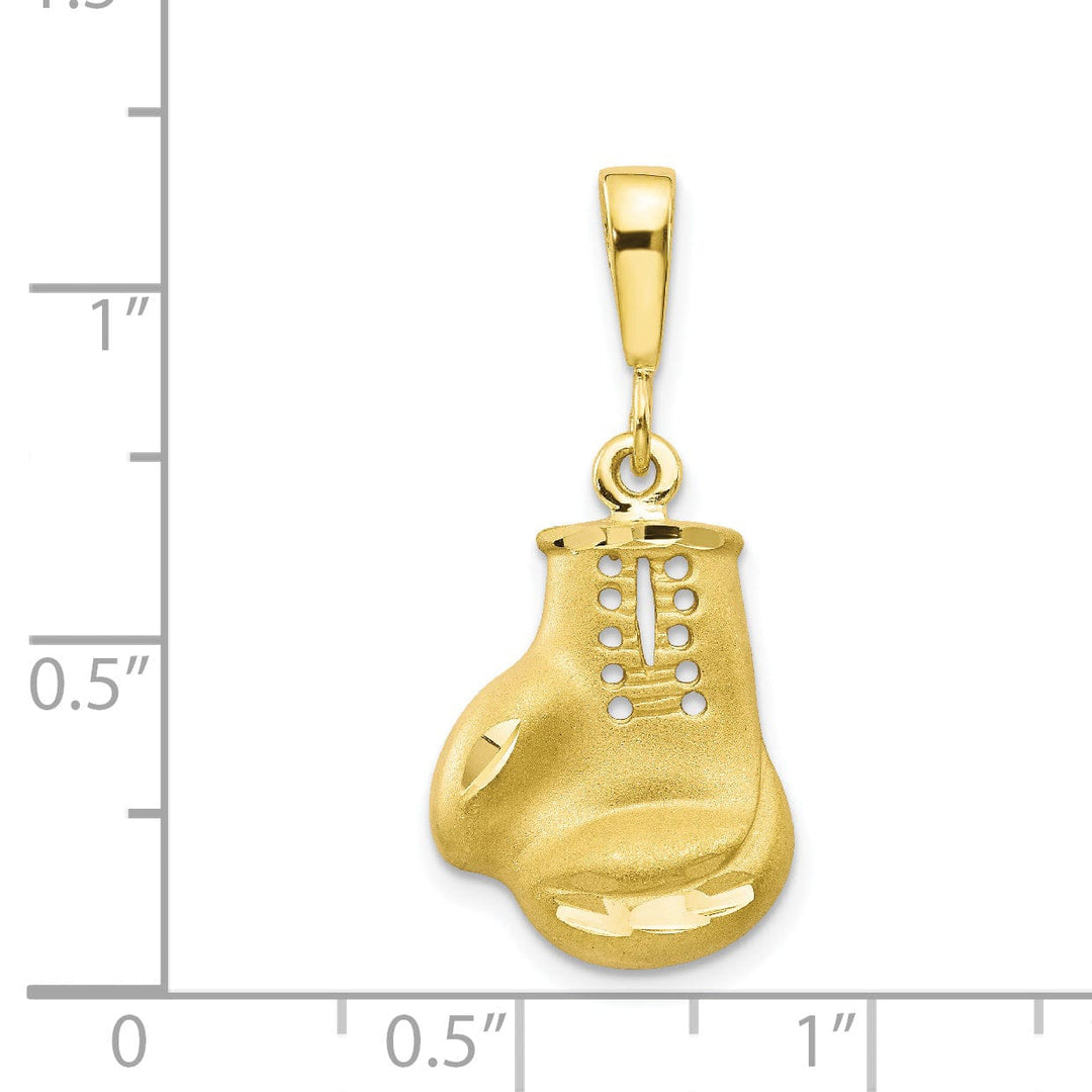 Lovely Rita's Pendants & Charms Solid 10k Yellow Gold Boxing Glove Pendant