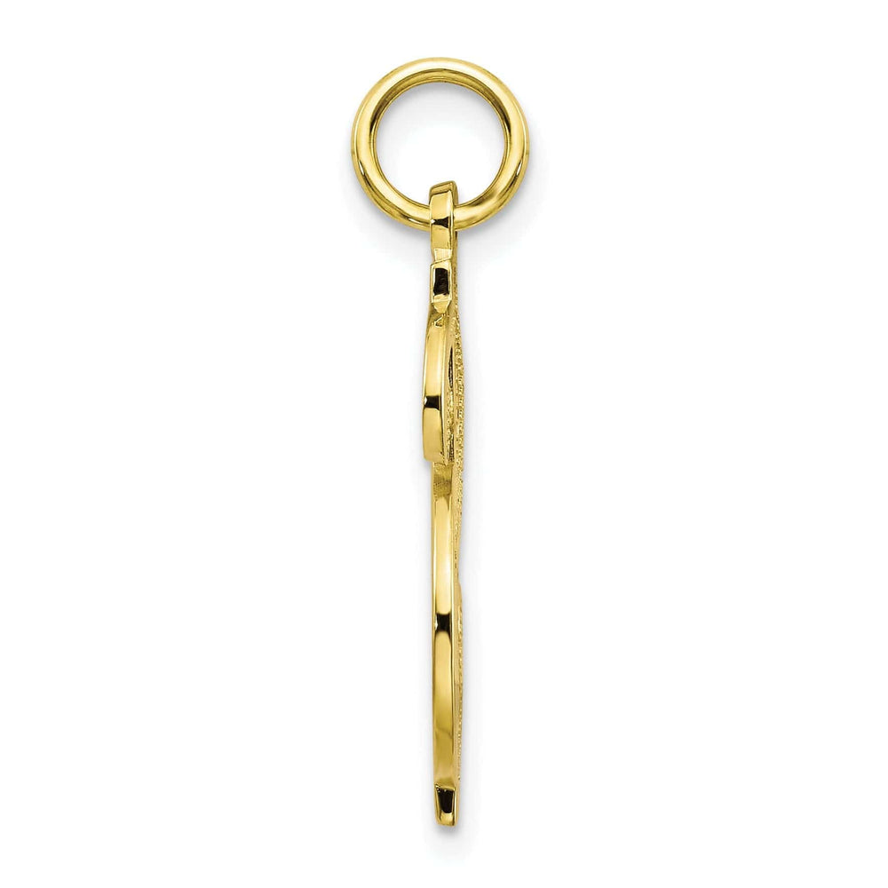 Lovely Rita's Pendants & Charms Solid 10k Yellow Gold Dollar Sign Pendant