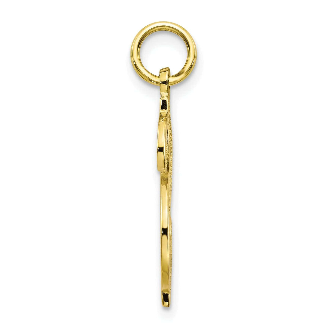 Lovely Rita's Pendants & Charms Solid 10k Yellow Gold Dollar Sign Pendant