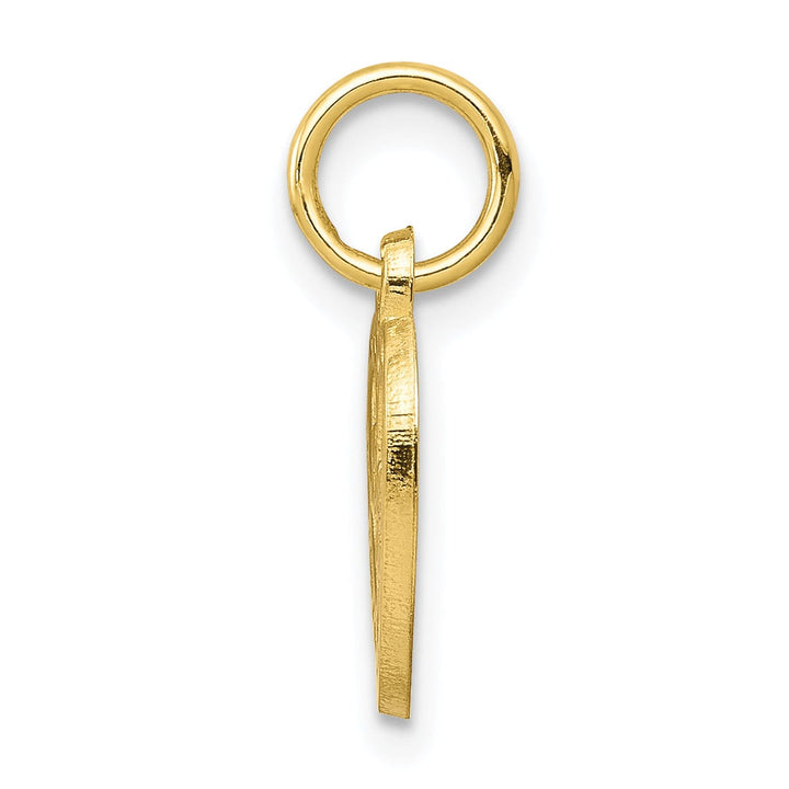 Lovely Rita's Pendants & Charms Solid 10k Yellow Gold I Love You Heart Pendant