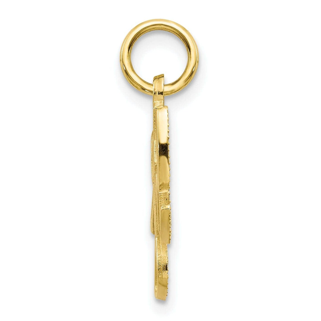 Lovely Rita's Pendants & Charms Solid 10k Yellow Gold Polish Baby Girl Pendant