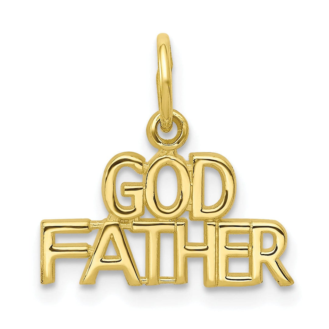 Lovely Rita's Pendants & Charms Solid 10k Yellow Gold Polish Godfather Pendant