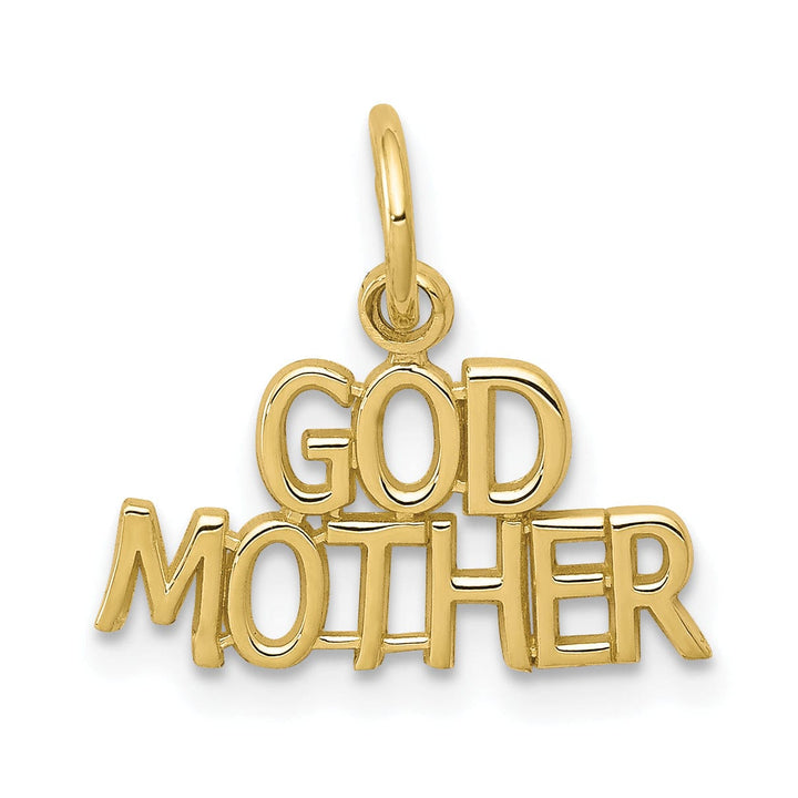 Lovely Rita's Pendants & Charms Solid 10k Yellow Gold Polish Godmother Pendant