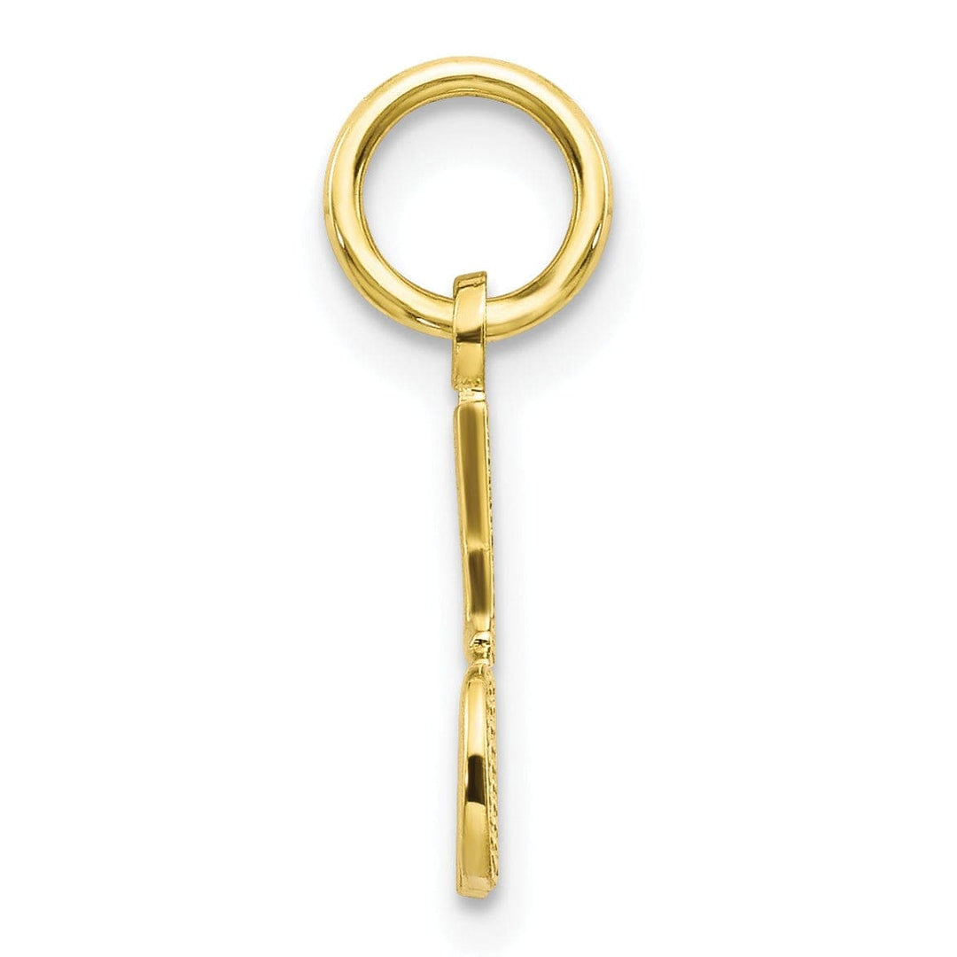 Lovely Rita's Pendants & Charms Solid 10k Yellow Gold Polished #1 Dad Pendant