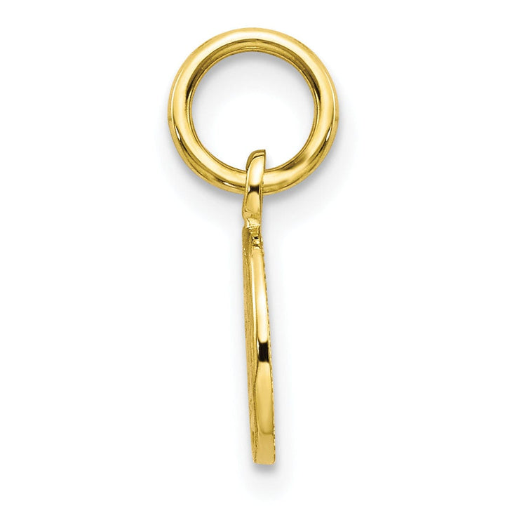 Lovely Rita's Pendants & Charms Solid 10k Yellow Gold Polished Angel Pendant