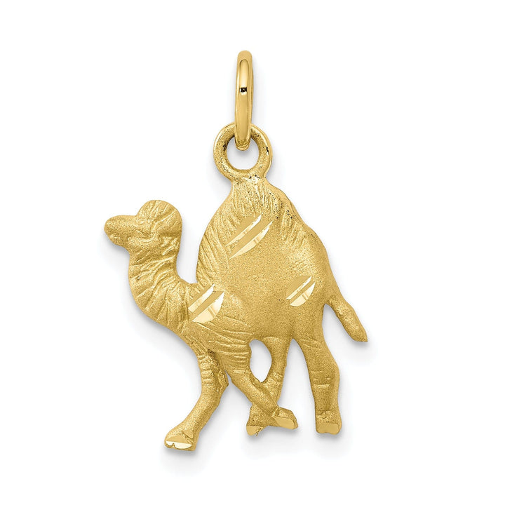 Lovely Rita's Pendants & Charms Solid 10k Yellow Gold Polished Camel Pendant