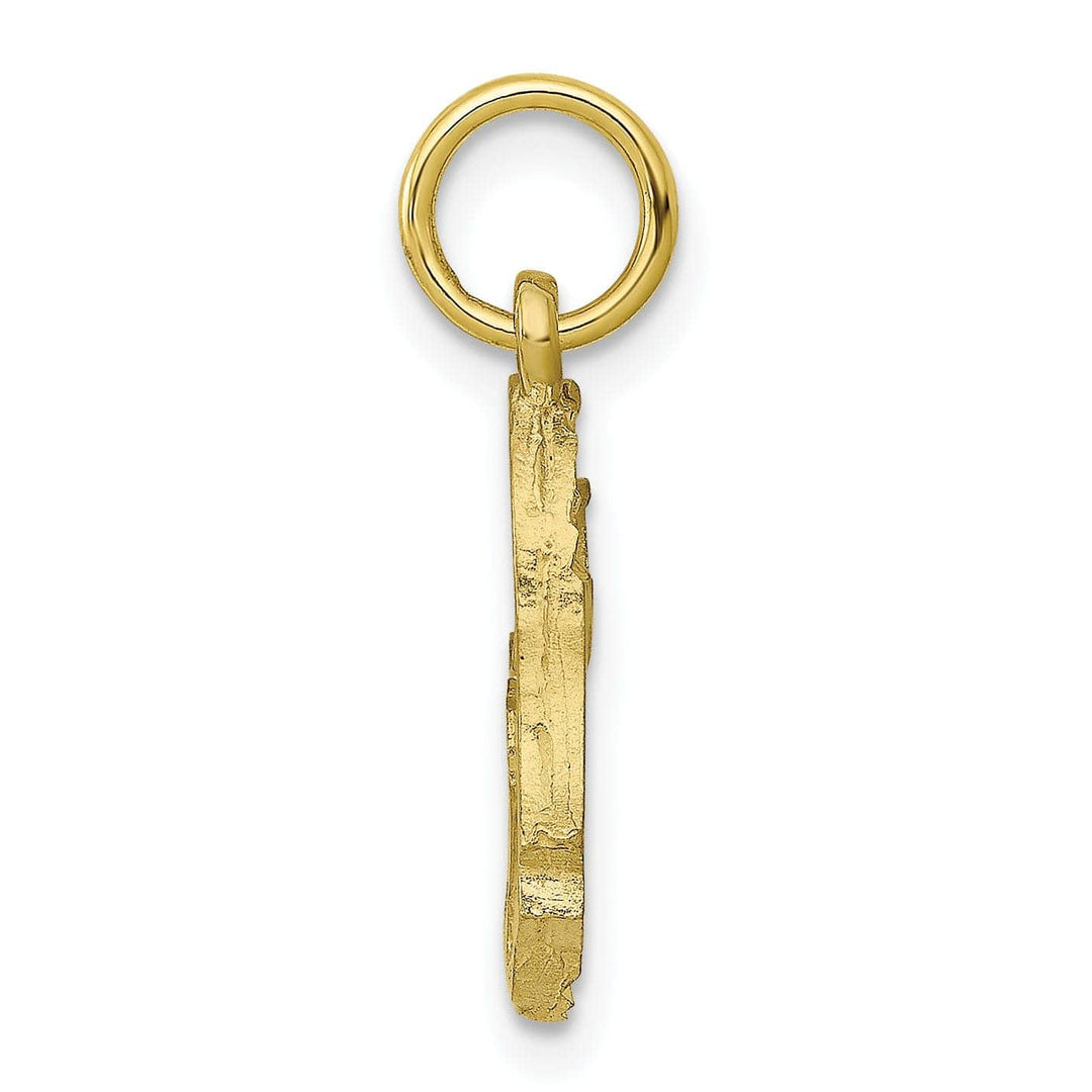 Lovely Rita's Pendants & Charms Solid 10k Yellow Gold Satin Gold Fish Pendant