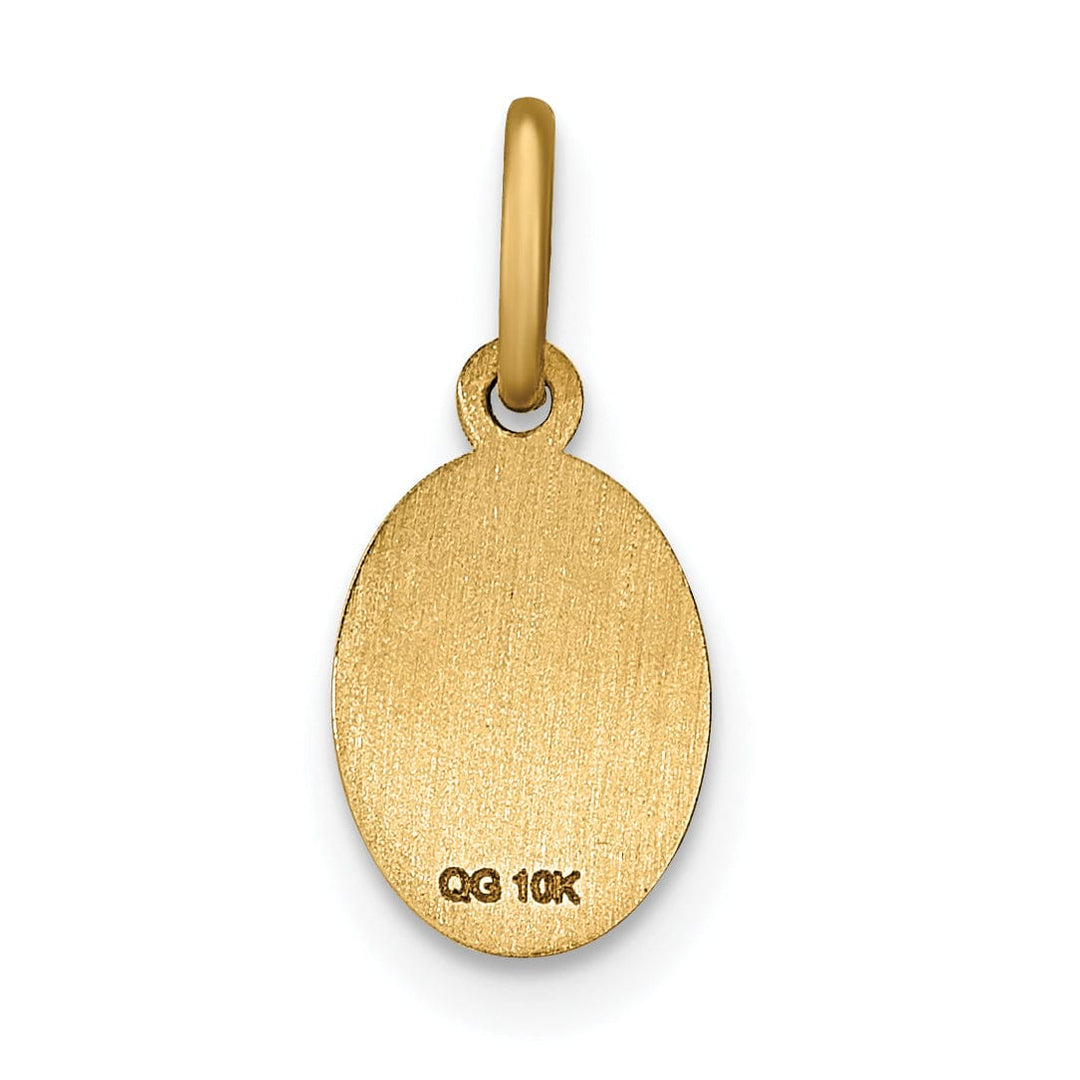 Lovely Rita's Pendants & Charms Solid 10k Yellow Gold St. Small Size Christopher Pendant