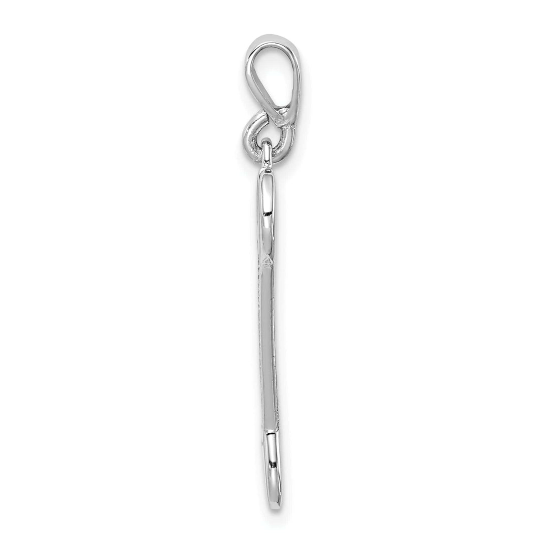 Lovely Rita's Pendants & Charms Solid 14k White Gold Polished Wrench Pendant