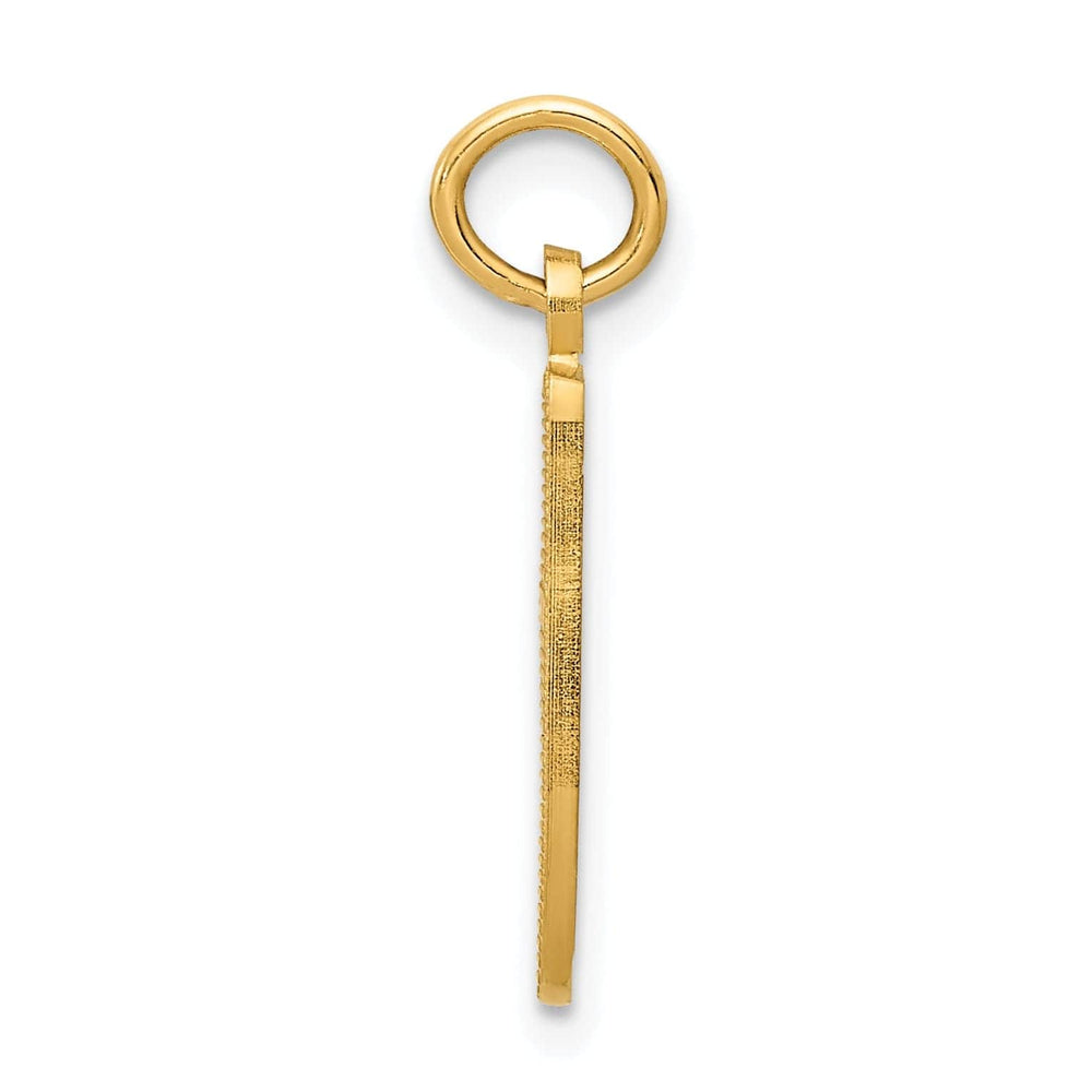 Lovely Rita's Pendants & Charms Solid 14k Yellow Gold Ballet Slipper Pendant