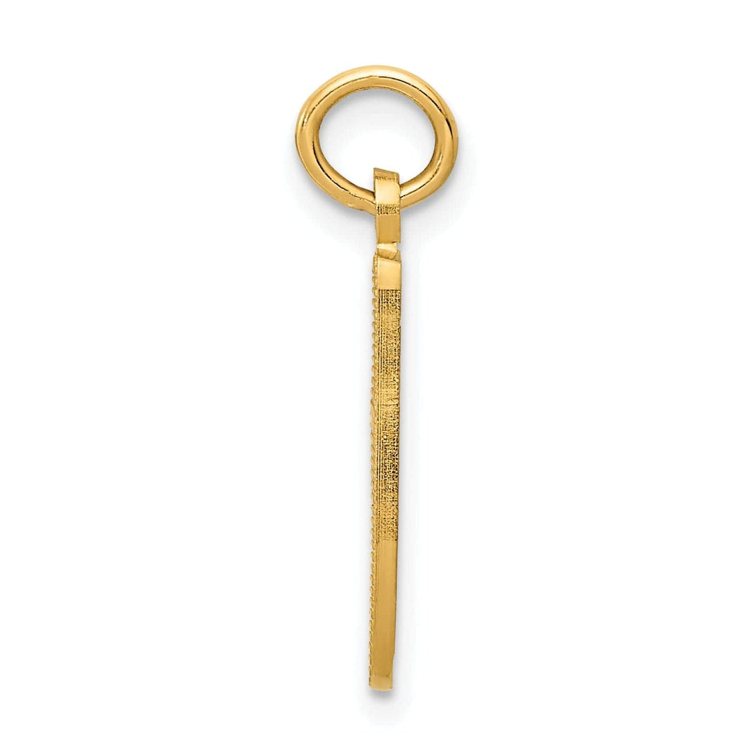 Lovely Rita's Pendants & Charms Solid 14k Yellow Gold Ballet Slipper Pendant