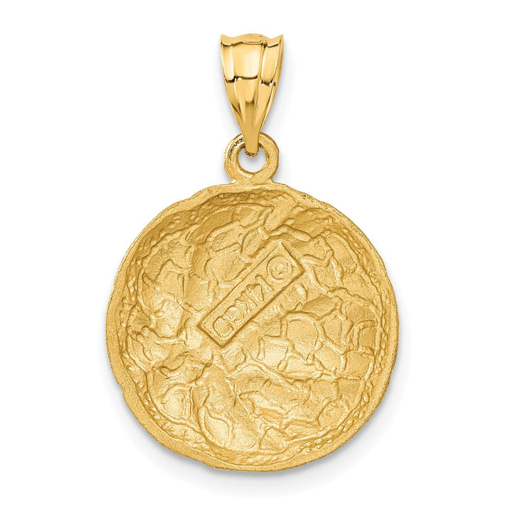 Lovely Rita's Pendants & Charms Solid 14k Yellow Gold Basketball Charm Pendant