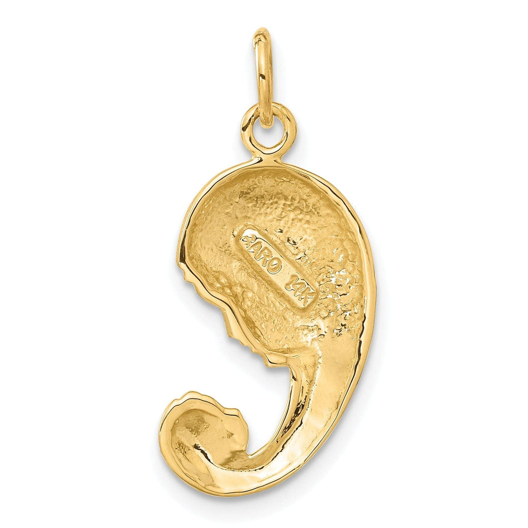 Lovely Rita's Pendants & Charms Solid 14k Yellow Gold Mother and Baby Pendant