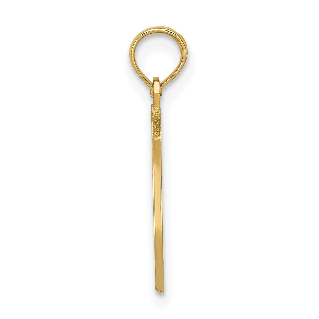 Lovely Rita's Pendants & Charms Solid 14k Yellow Gold Police Badge Pendant