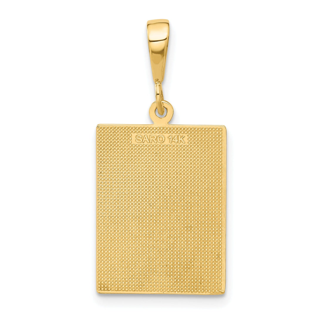 Lovely Rita's Pendants & Charms Solid 14k Yellow Gold Polished Caduceus Pendant