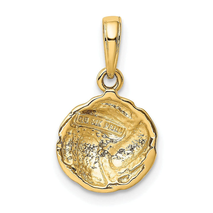 Lovely Rita's Pendants & Charms Solid 14k Yellow Gold Volleyball Charm Pendant