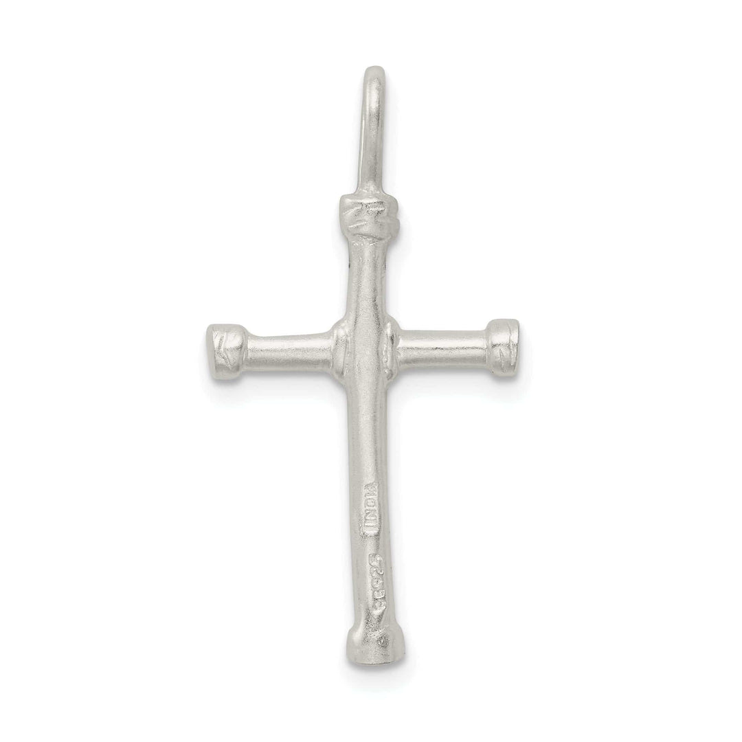 Lovely Rita's Pendants & Charms Solid Silver D.C Satin Finish 3-D Cross Pendant