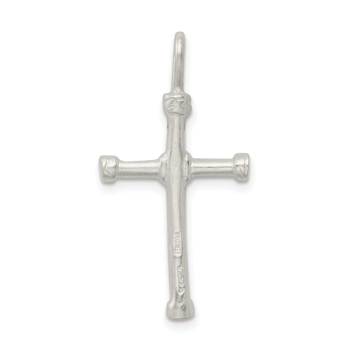 Lovely Rita's Pendants & Charms Solid Silver D.C Satin Finish 3-D Cross Pendant