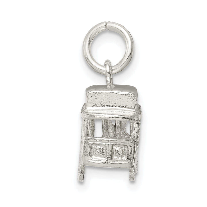 Lovely Rita's Pendants & Charms Solid Sterling Silver 3 D Caboose Charm Pendant