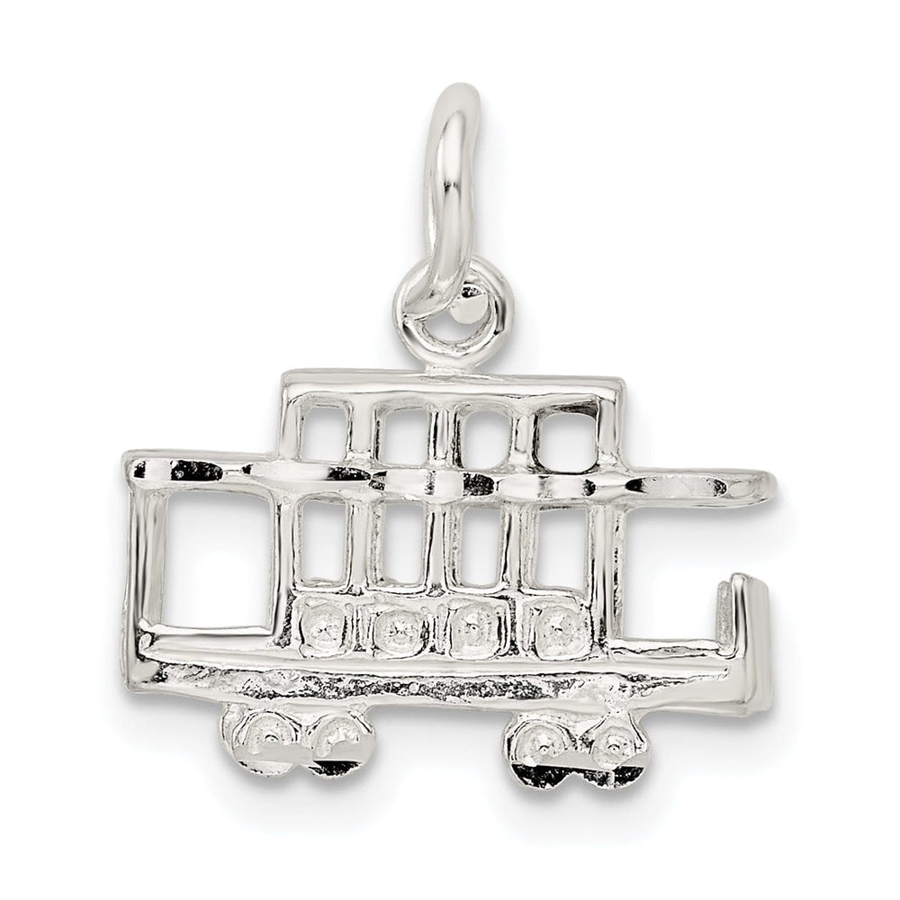 Lovely Rita's Pendants & Charms Solid Sterling Silver 3 D Caboose Charm Pendant