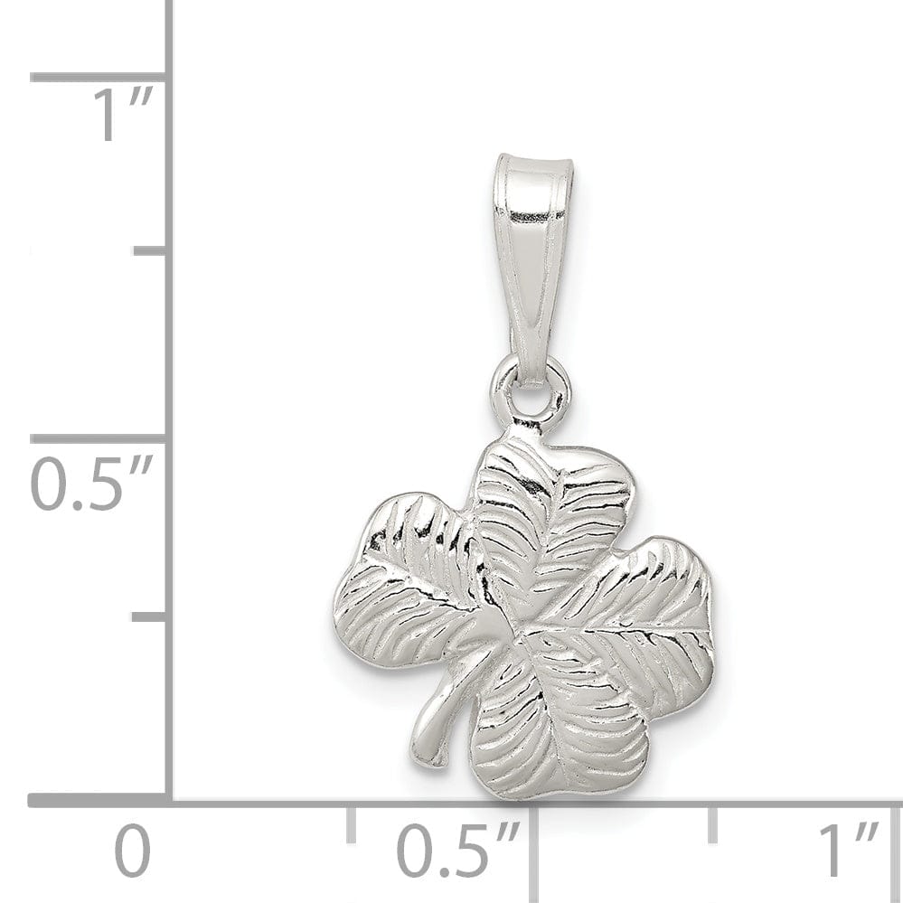 Lovely Rita's Pendants & Charms Solid Sterling Silver 4-leaf Clover Charm
