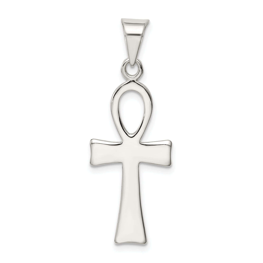 Lovely Rita's Pendants & Charms Solid Sterling Silver Ankh Cross Pendant