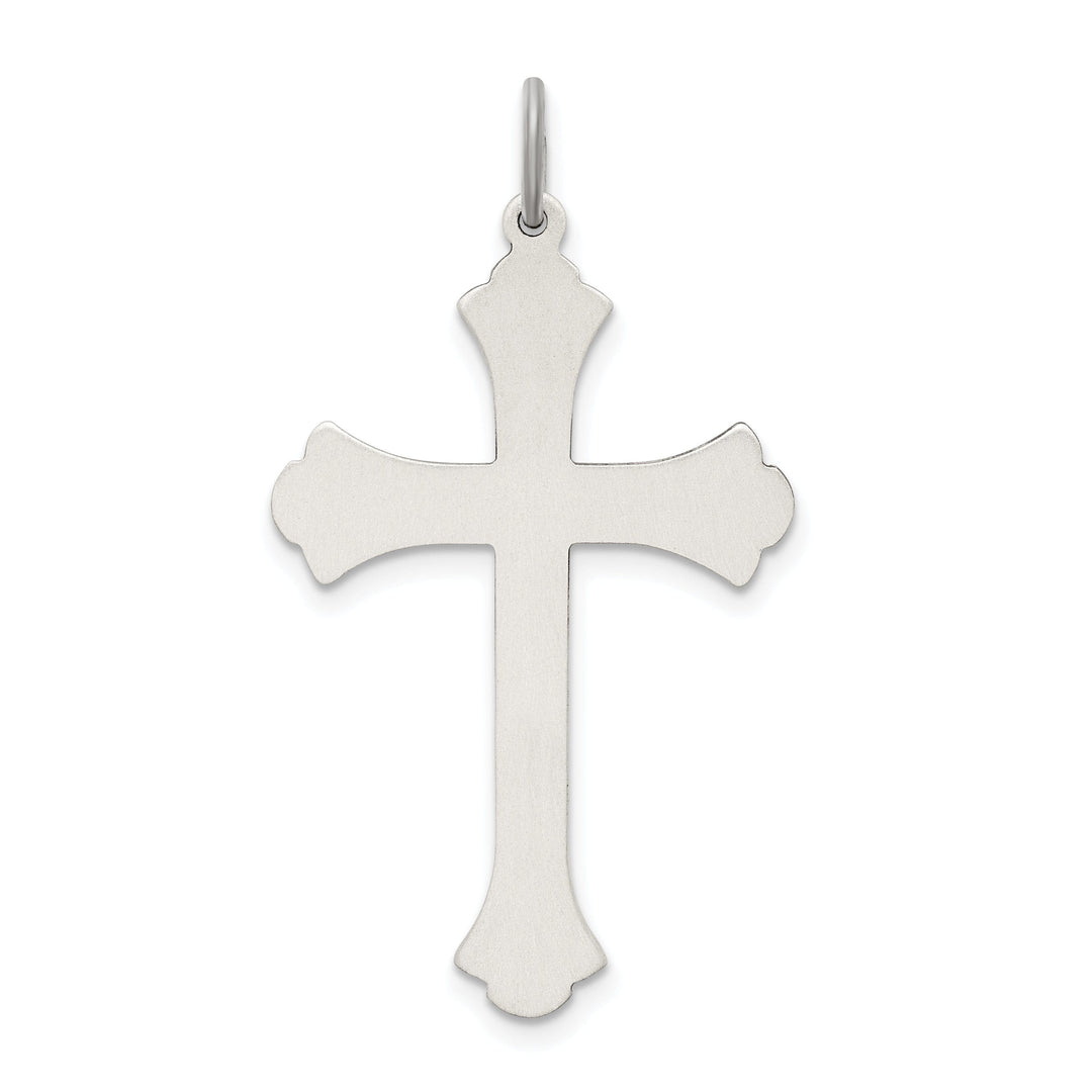 Lovely Rita's Pendants & Charms Solid Sterling Silver Antiqued Cross Pendant