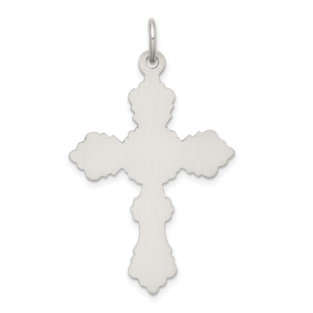 Lovely Rita's Pendants & Charms Solid Sterling Silver Antiqued Cross Pendant