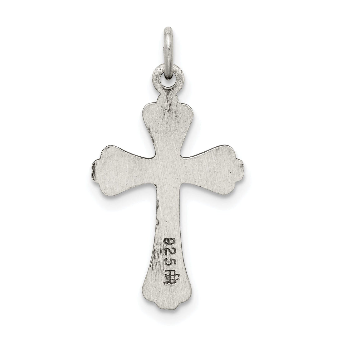 Lovely Rita's Pendants & Charms Solid Sterling Silver Antiqued Cross Pendant